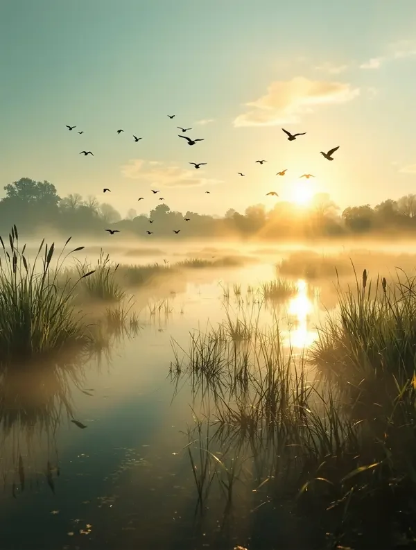 湿地晨曲
